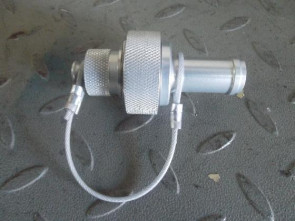 3/4" POTABLE WATER FILL COUPLING - STANDARD COLLAR WITH PLUG/DUST CAP AND LANYARD